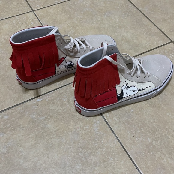 Vans Peanuts Snoopy sneakers sz 9 - Picture 4 of 4